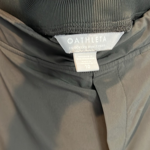 Athleta Olive Green Brooklyn pant. Size 10 - Picture 2 of 8